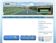 Tablet Screenshot of fahrschulbogen.org
